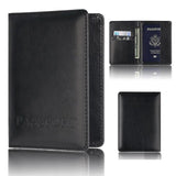 Passport Holder Protector Wallet Business Card Soft Passport Cover  O0518#30